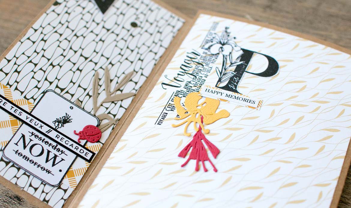 présentation pas à pas dreams pour mes ptits ciseaux scrapbooking