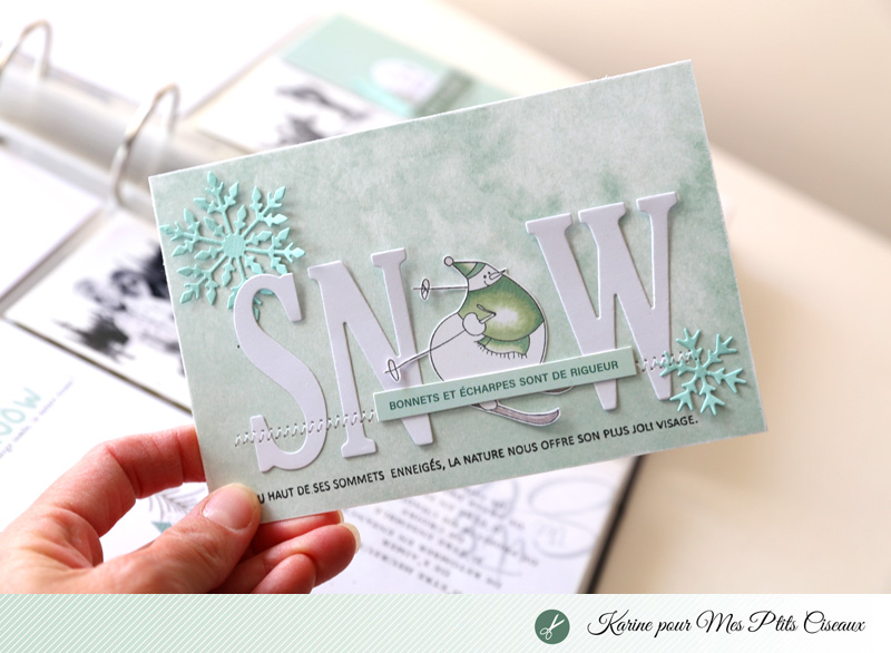 Project life Karine pour Mes ptits ciseaux collection Flocons
