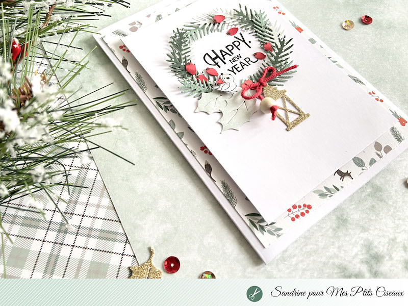 Carte Happy New year Mes ptits Ciseaux