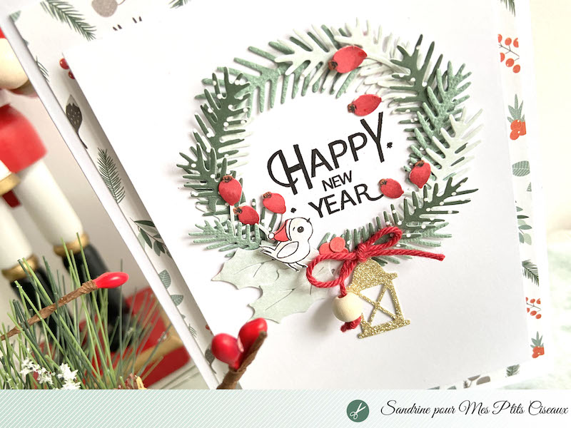 Carte Happy New year Mes ptits Ciseaux