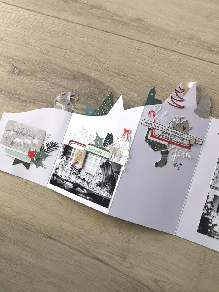 Pas à Pas album winter wonderland Maylis Mes Ptits Ciseaux