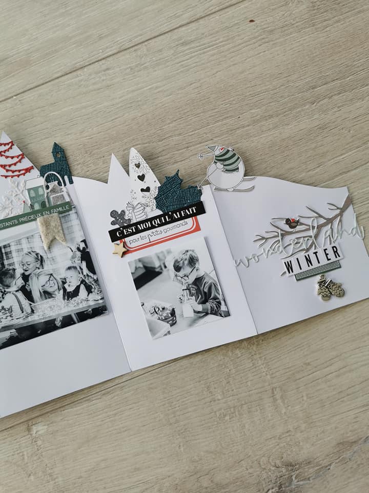 Pas à Pas album winter wonderland Maylis Mes Ptits Ciseaux