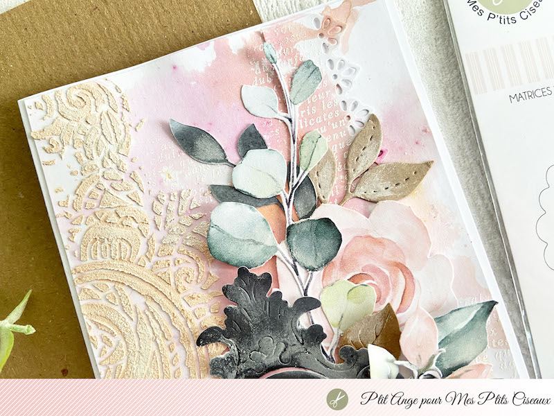 Carte profiter de chaque instant Ptit ange pour mes ptits ciseaux collection cottage